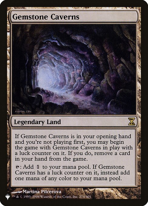 Gemstone Caverns - The List Reprints - R - 274/301