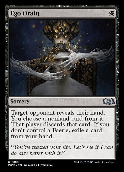 Ego Drain - Wilds of Eldraine - U - 86