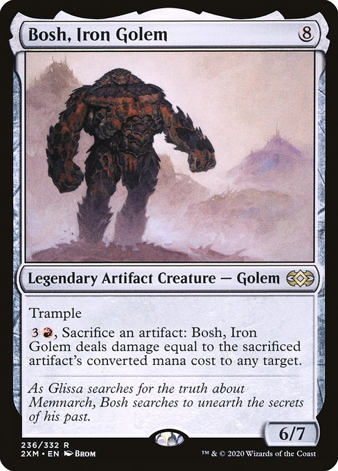 Bosh, Iron Golem - Double Masters - R - 236