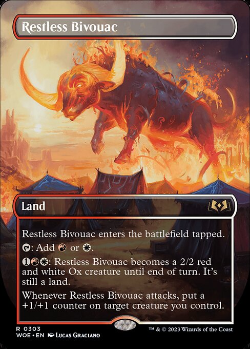 Restless Bivouac (Borderless) - Wilds of Eldraine - R - 303