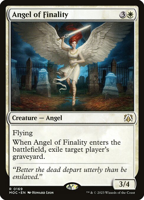 Angel of Finality - Commander: March of the Machine - R - 169