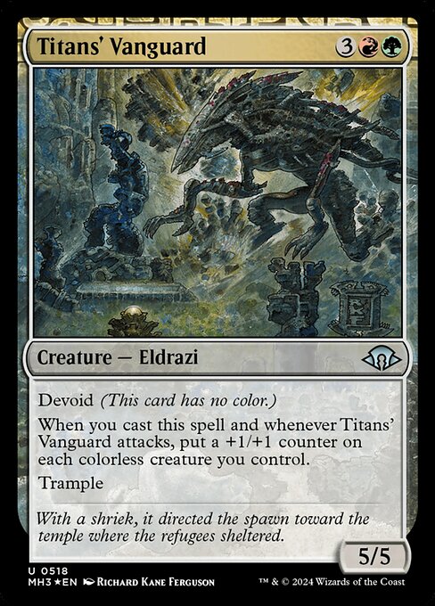 Titans' Vanguard (Ripple Foil) - Modern Horizons 3 - U - 518