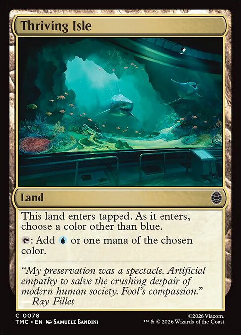 Thriving Isle (Surge Foil) - Commander: Teenage Mutant Ninja Turtles - C - 78