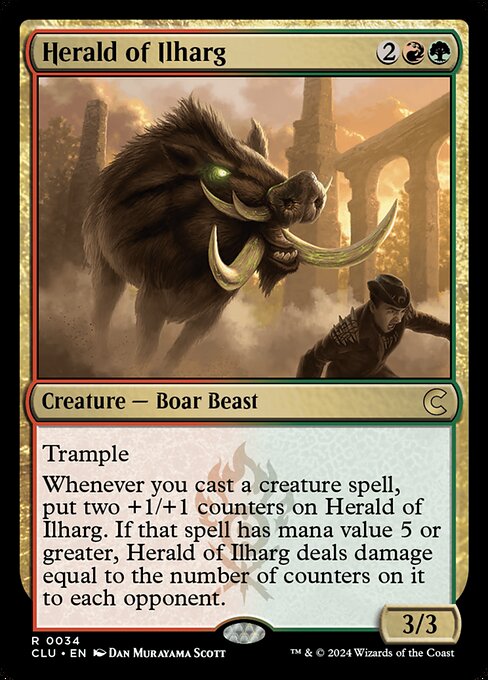 Herald of Ilharg - Ravnica: Clue Edition - R - 34
