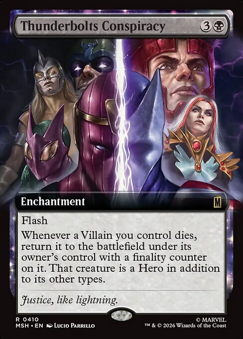 Thunderbolts Conspiracy (Extended Art) - Marvel Super Heroes - R - 410