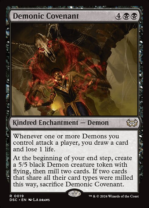Demonic Covenant - Commander: Duskmourn: House of Horror - R - 19