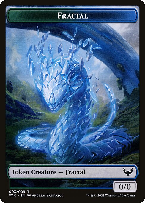 Fractal Token - Strixhaven: School of Mages - T - 3
