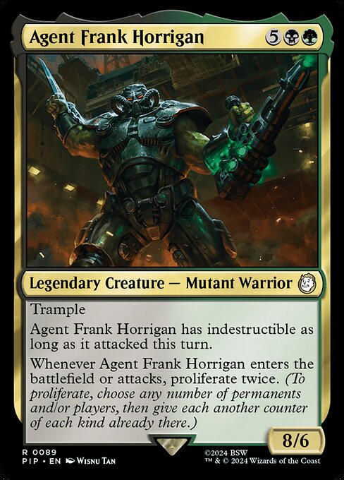 Agent Frank Horrigan - Universes Beyond: Fallout - R - 89