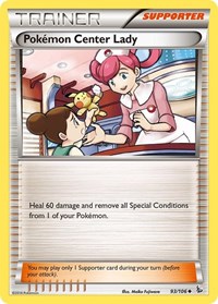 Pokemon Center Lady - XY - Flashfire - Uncommon - 93/106