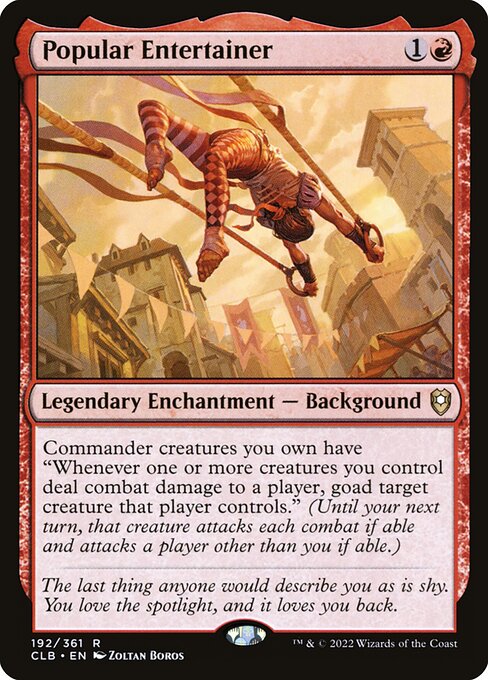 Popular Entertainer - Commander Legends: Battle for Baldur's Gate - R - 192