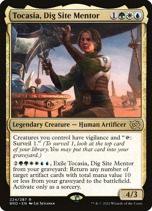 Tocasia, Dig Site Mentor - The Brothers' War - R - 224