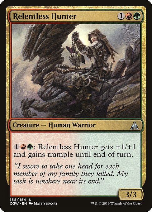 Relentless Hunter - Oath of the Gatewatch - U - 158
