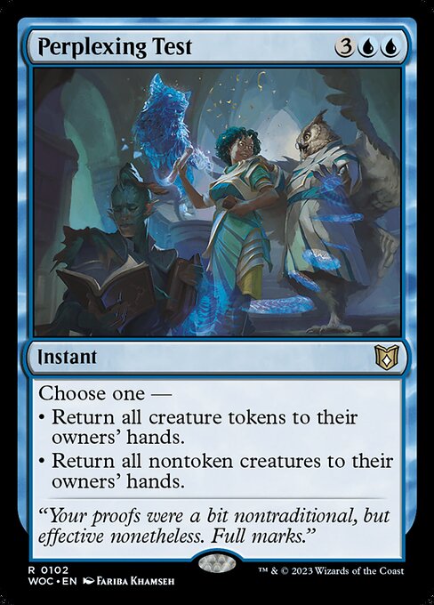 Perplexing Test - Commander: Wilds of Eldraine - R - 102