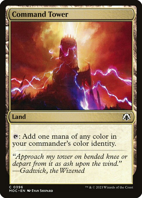 Command Tower - Commander: March of the Machine - C - 396