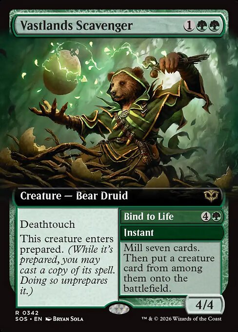Vastlands Scavenger (Extended Art) - Secrets of Strixhaven - R - 342