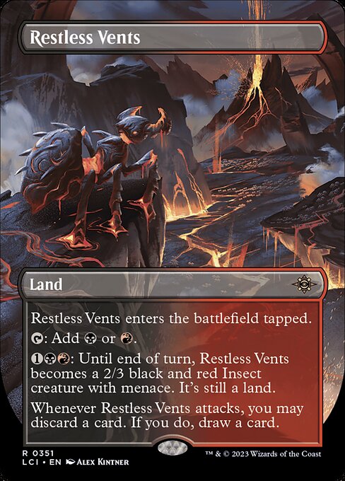 Restless Vents (Borderless) - The Lost Caverns of Ixalan - R - 351