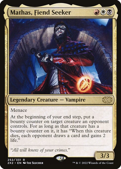 Mathas, Fiend Seeker - Double Masters 2022 - R - 252
