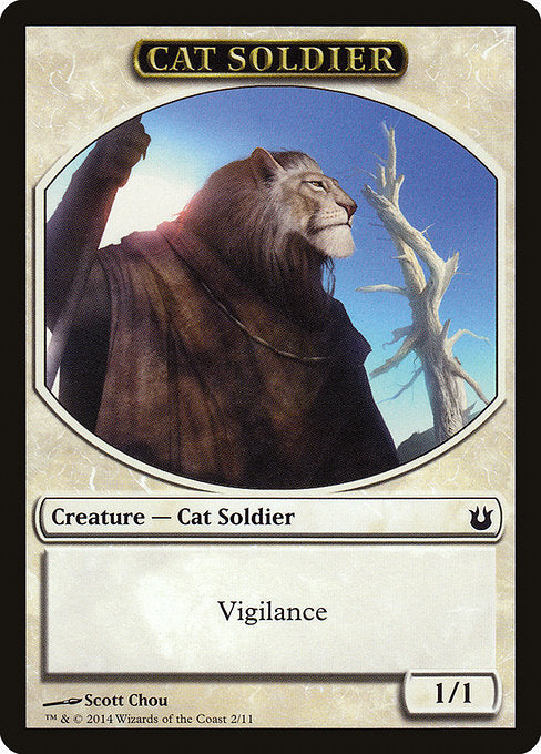 Cat Soldier Token - Born of the Gods - T - 2