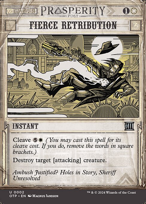 Fierce Retribution - Outlaws of Thunder Junction: Breaking News - U - 2
