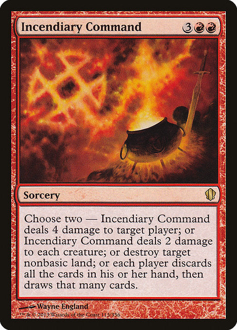 Incendiary Command - Commander 2013 - R - 113