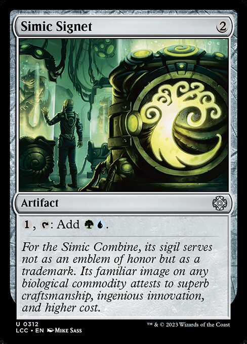Simic Signet - Commander: The Lost Caverns of Ixalan - U - 312