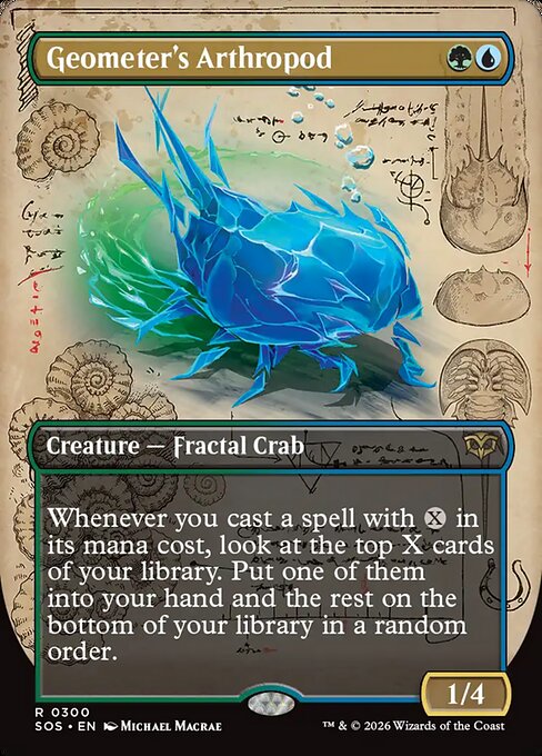 Geometer's Arthropod (Borderless) - Secrets of Strixhaven - R - 300