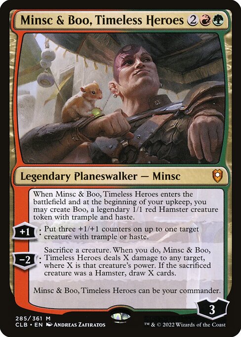 Minsc & Boo, Timeless Heroes - Promo Pack: The Lost Caverns of Ixalan - M - 285