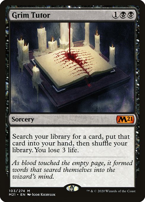 Grim Tutor - Core Set 2021 - M - 103