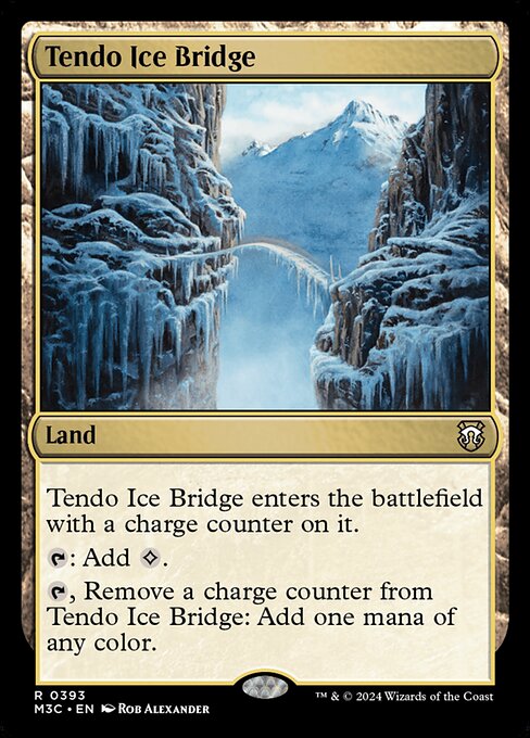 Tendo Ice Bridge (Ripple Foil) - Commander: Modern Horizons 3 - R - 393