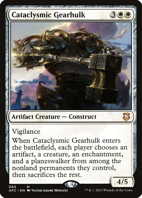 Cataclysmic Gearhulk - Commander: Adventures in the Forgotten Realms - M - 65