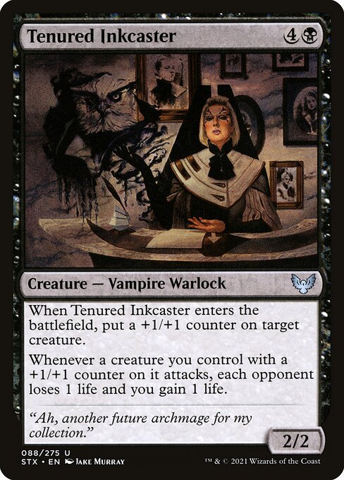 Tenured Inkcaster - Strixhaven: School of Mages - U - 88