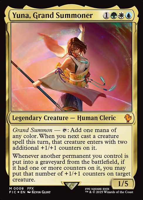 Yuna, Grand Summoner - Commander: FINAL FANTASY - M - 8