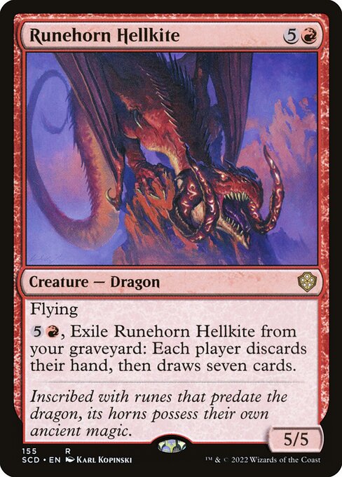 Runehorn Hellkite - Starter Commander Decks - R - 155