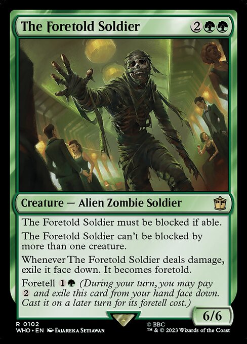 The Foretold Soldier - Universes Beyond: Doctor Who - R - 102