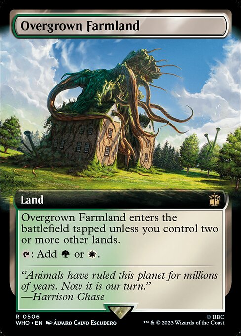 Overgrown Farmland (Extended Art) - Universes Beyond: Doctor Who - R - 506