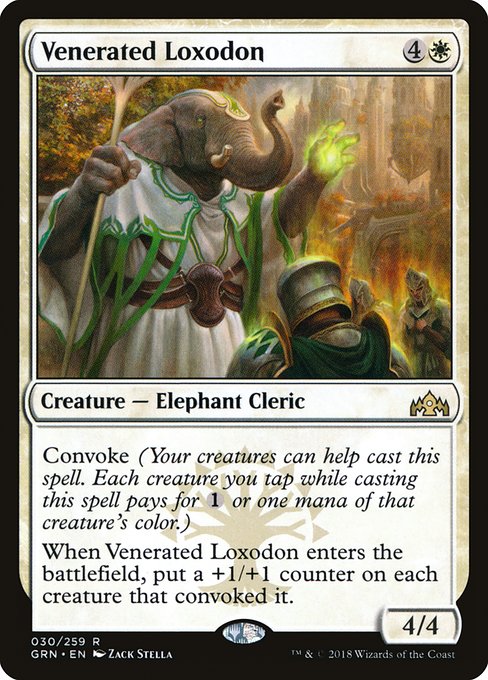 Venerated Loxodon - Guilds of Ravnica - R - 30