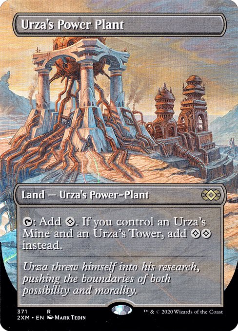 Urza's Power Plant (Borderless) - Double Masters - R - 371