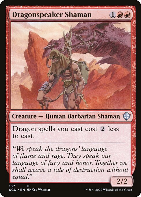 Dragonspeaker Shaman - Starter Commander Decks - U - 137