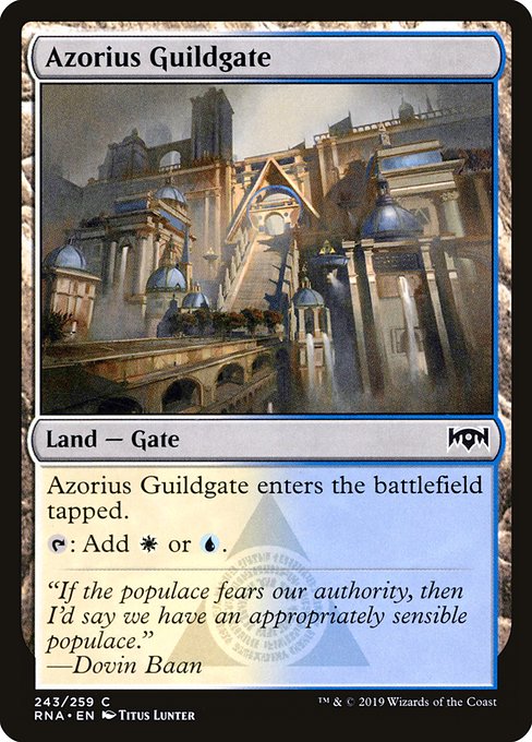 Azorius Guildgate (243) - Ravnica Allegiance - C - 243