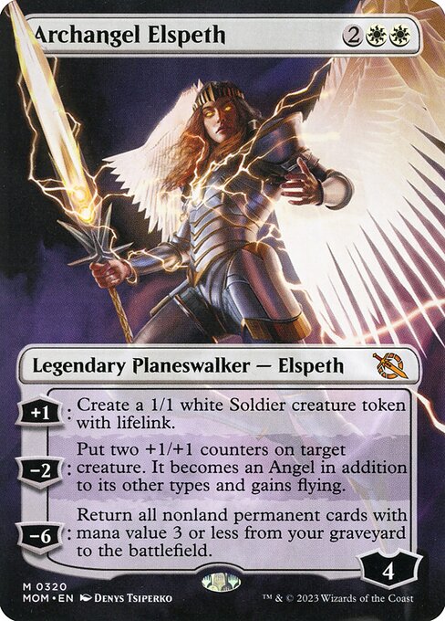 Archangel Elspeth (Borderless) - March of the Machine - M - 320