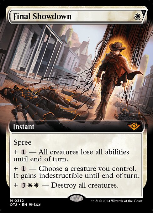 Final Showdown (Extended Art) - Outlaws of Thunder Junction - M - 312