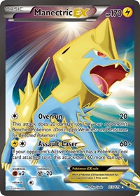Manectric EX (113 Full Art) - XY - Phantom Forces - Ultra Rare - 113/119