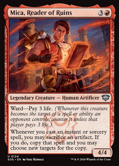 Mica, Reader of Ruins - Secrets of Strixhaven - U - 124