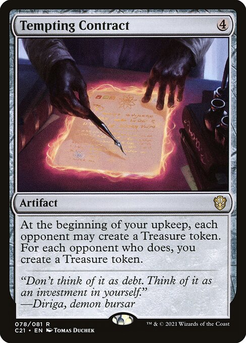 Tempting Contract - Commander 2021 - R - 78