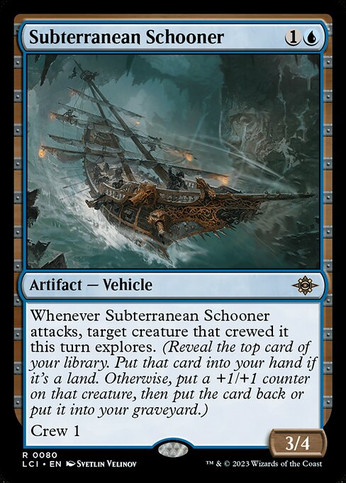 Subterranean Schooner - The Lost Caverns of Ixalan - R - 80