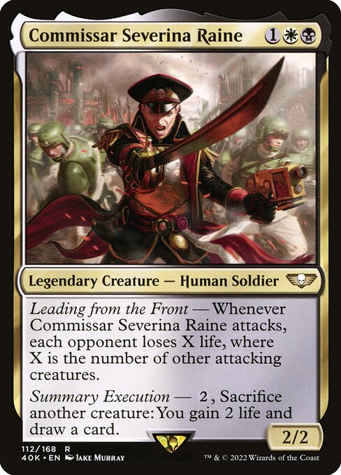 Commissar Severina Raine - Universes Beyond: Warhammer 40,000 - R - 112