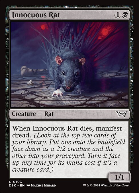 Innocuous Rat - Duskmourn: House of Horror - C - 103