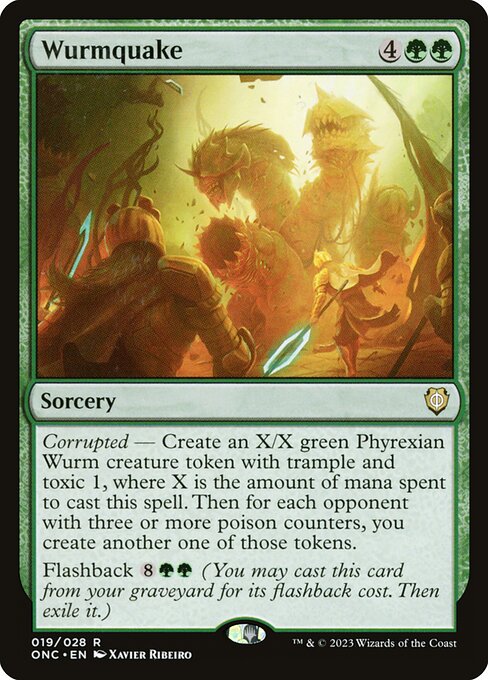 Wurmquake - Commander: Phyrexia: All Will Be One - R - 19