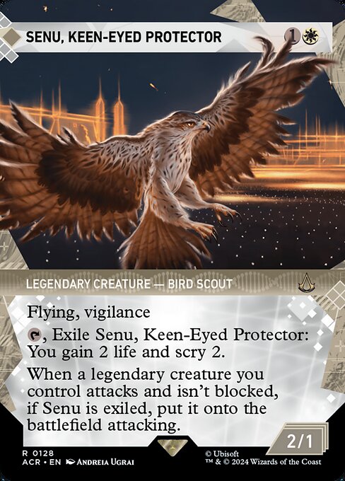 Senu, Keen-Eyed Protector (Showcase) - Universes Beyond: Assassin's Creed - R - 128