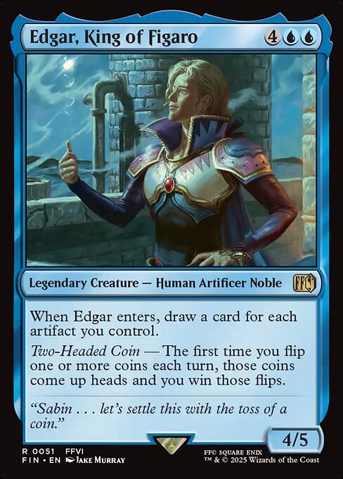 Edgar, King of Figaro - Prerelease Cards - R - 51